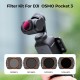K&F Concept DJI Osmo Pocket 3 4in1 Lens filter Kit